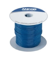 Ancor 180103 Marine Tinned Copper Boat Wiring (18-Gauge, Dark Blue, 35-Feet)