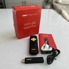 Now TV Smart Stick HD 3801 Roku OS Voice Search HDMI Streaming Yellow Remote