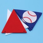  Pennant Bunting Birthday Hanging Banner Triangle Baseball Theme Garland