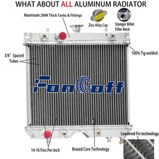 Aluminum Radiator For Kubota L2600 L3000 L3400 L2800 L4300 Tractor #TC020-16000