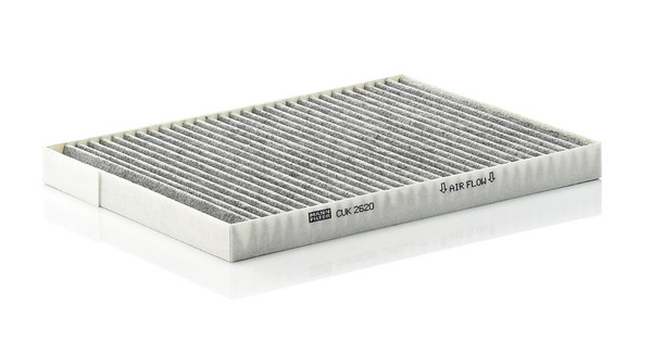 Innenraumfilter Pollenfilter Innenraum Fahrerseite - Mann-Filter CUK 2620-image