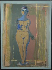 Marino Marini - Weiblicher Akt - Siebdruck - Carl Schünemann-Ed. 9