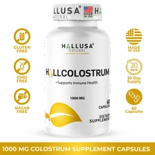 Bovine Colostrum Capsules 1000mg with 10% IgG Immune Support & Gut Health