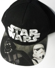 Star Wars Darth Vader  Stormtrooper Baseball Cap Hat Black/Gray Adult Snapback