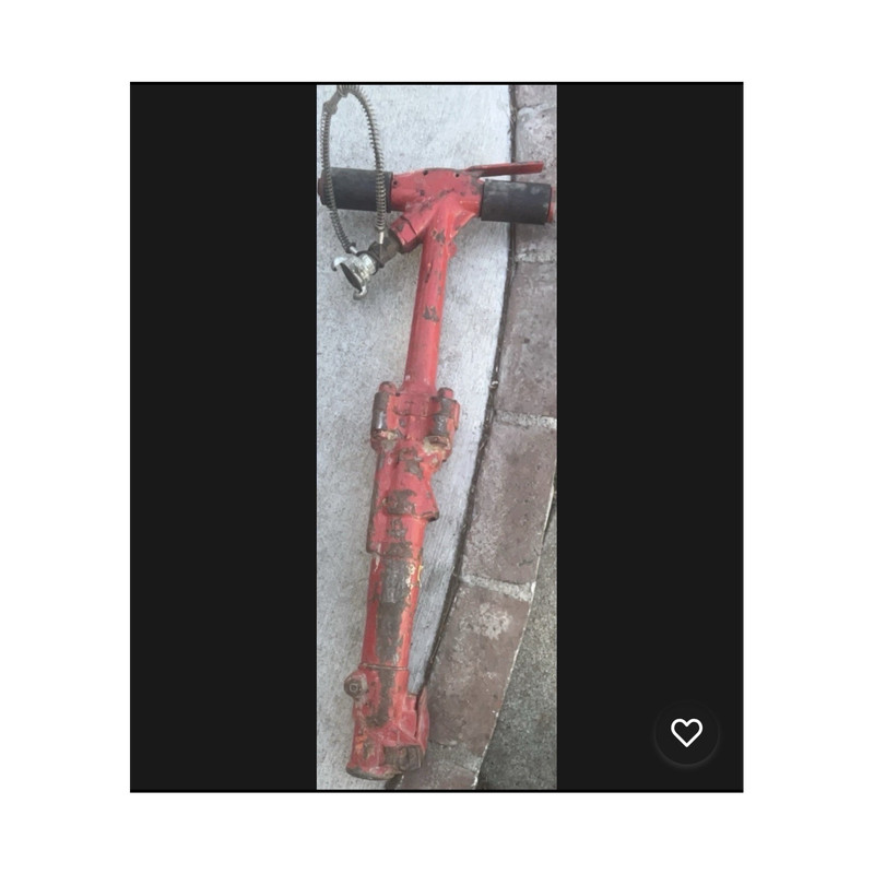 APT Pneumatic Jackhammer Breaker Demolition Hammer w/ Side Handles & Coupler