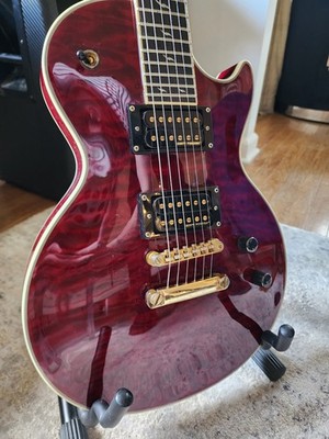 Epiphone Les Paul Custom Prophecy Black Cherry Electric Guitar 2009