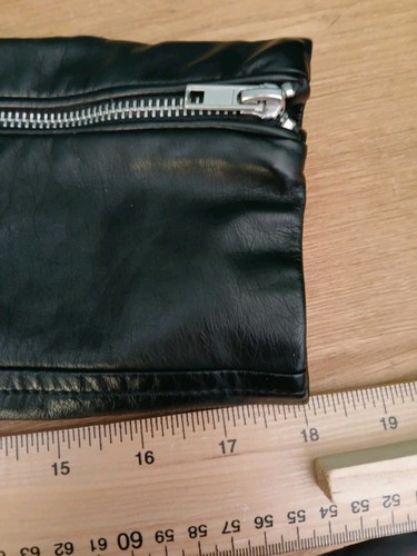 Abercrombie & Fitch Kunstleder Small Damenjacke schwarz - Bild 10 von 11