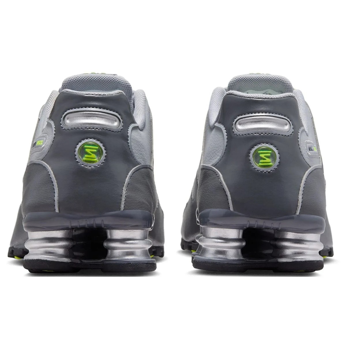Nike Shox NZ Running Shoes Dark Grey / Wolf Grey / Volt Sz 8.5