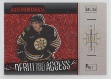 2023 Credentials Debut Ticket Access Horizontal Red 67/125 Matthew Poitras 04yf