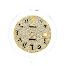 Rolex Custom Pave natural Diamond Arabic Dial...