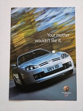 MG TF LAUNCH SALES BROCHURE 2002