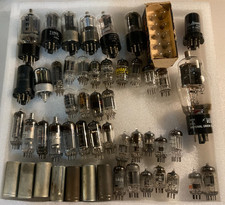 Vintage Mixed Lot 50 Radio/TV Vacuum Tubes Craft Art Steampunk various sizes