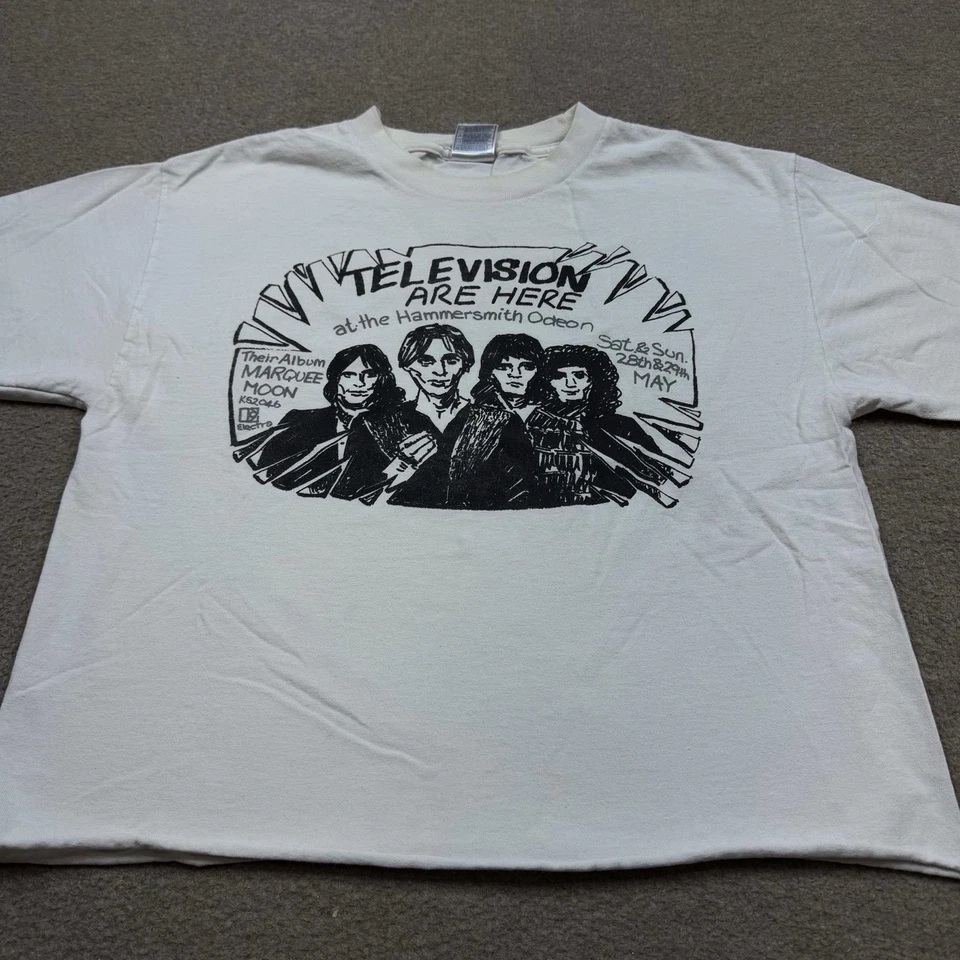 Television Band Marquee Moon Rare Tshirt sz M White - Image 2 of 4
