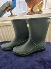 Town and Country Green Half Wellies Wellington Boots Size 7 New with Tags