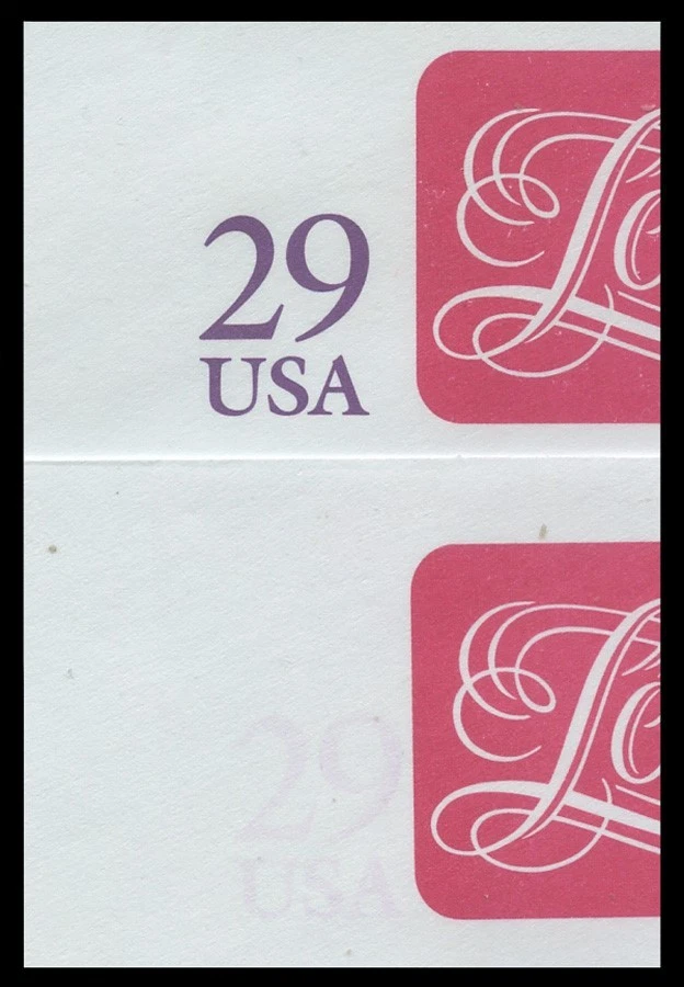 ENVELOPE/EFO - U621b sz 12, UPSS #3755b MISSING PURPLE - ALMOST - Image 3 of 3