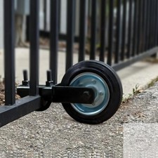 Gate Wheel for Metal Swing Gate with 1-5/8" Thru 2-1/8" Gate Frames Gate Support
