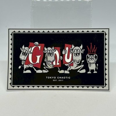 King Gnu × Suntory All-Free Original Sticker Black B ver. Japan NICHT ZU...