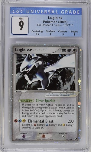 Lugia ex graded CGC 9 for sale on eBay