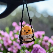 Bee Plushie, Hand Crocheted