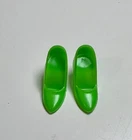 Vintage Barbie Closed Toed Shoes RARE Color APPLE GREEN JC Penney Shoe BAG MINT