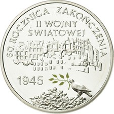 [#471639] Coin, Poland, 10 Zlotych, 2005, Warsaw, MS(65-70), Silver, KM:554
