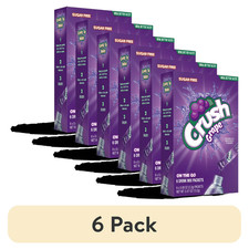 (6 pack) Crush Grape Powder Drink Mix, Sugar-...