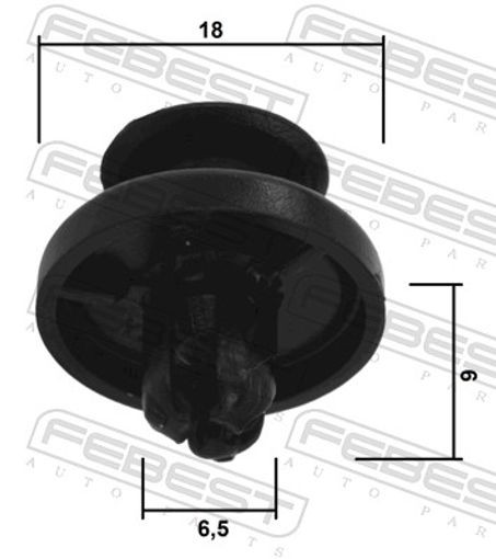 4x ✅Fits FEBEST 88570-090 RETAINER CLIP   ⭐UK Seller⭐