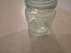 Lot of 3 Antique Whitall Tatum Aqua Glass FREE SAMPLE Jars 3" Tiny 2oz Bottles — photo 4