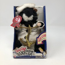 Vintage 2003 Gemmy Dancing Hamster Sailor Seymore Animated Plush In Box Toy Gift