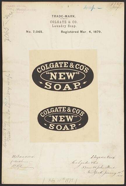 [Trademark registration by Colgate & Co. for 