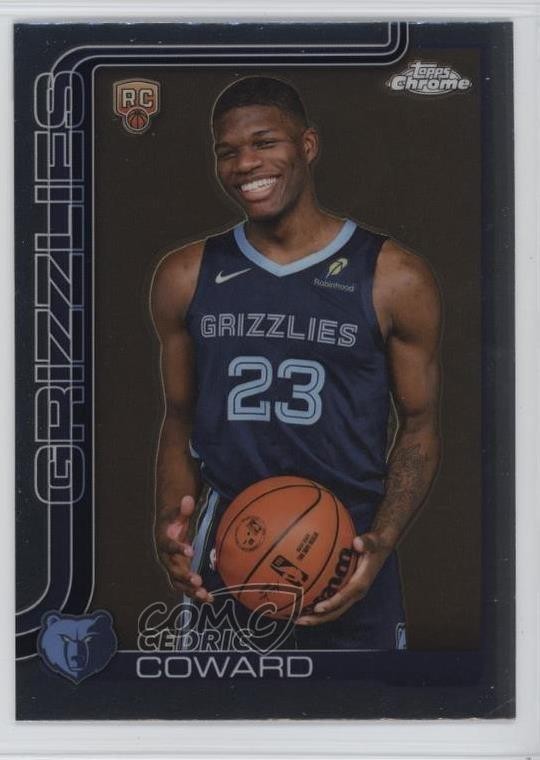 2025-26 Topps Chrome Cedric Coward #261 Rookie RC