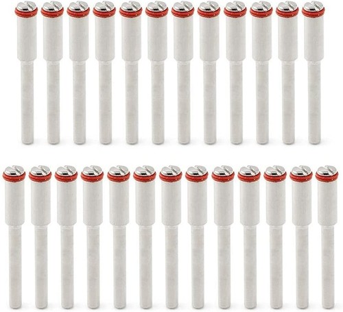 Mandriles de herramientas rotativas Drilax 25 piezas 1/8" | Compatible con Dremel 402 para discos de corte - Imagen 8 de 9
