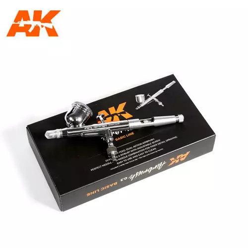 Aérographe AK9000 double action avec buse fine de 0.3mm
