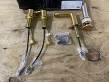Signature Hardware SHWSCBW807BG Berwyn 1.2 GPM Widespread Bathroom Faucet *READ*