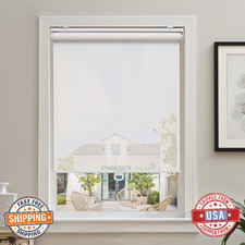 AOSKY Cordless Light Filtering Roller Shades 33x72 Solar Screen UV Protect