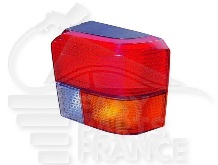 Feu arrière droit or et blanc pour Volkswagen Transporter T4 de 1996 à 2003