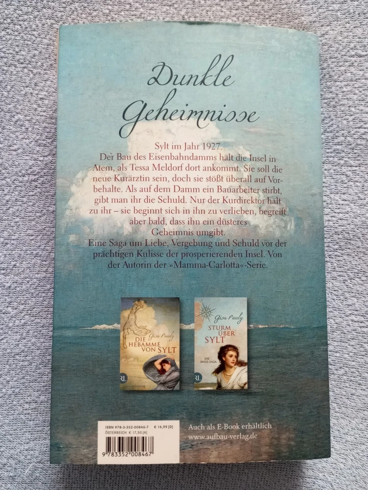 Buch "Die Kurärztin von Sylt" von Gisa Pauly - gelesen - Bild 2 von 2