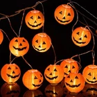 HOLYBO Halloween Pumpkin String Lights 20 LED 4M/13ft for Room Garden Decoration