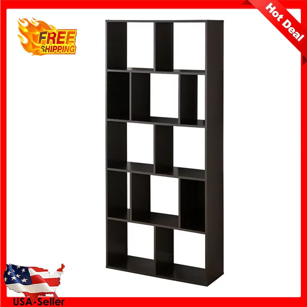 12-Cube Storage Shelf Bookcase for Living Room or Office Organizer  