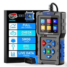 OBD2 Scanner Diagnostic Tool with Battery Tester, Professional Code Reader Ch...