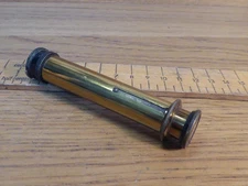Antique Victorian Optical Instrument / Surveyors Instrument.Lacquered Brass lens