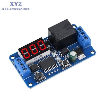 DC 12V LED Display Digital Delay Timer Control Switch Module PLC Automation