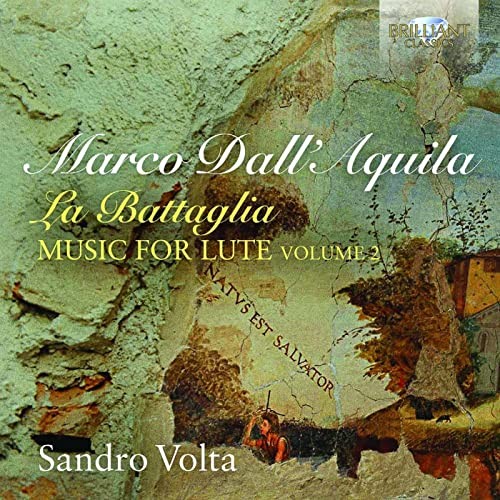 95261 Sandro Volta Dall'aquila: La Battaglia, Music For Lute, Volume 2 CD 95261