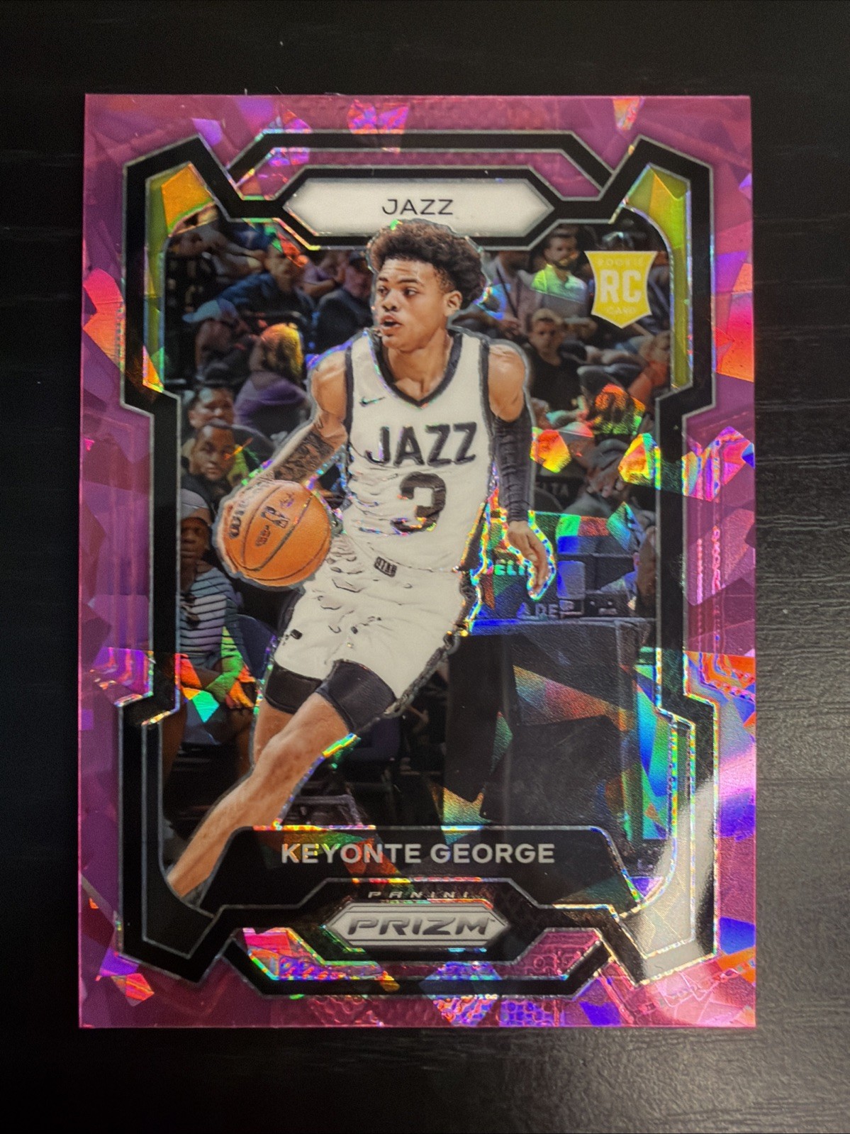 2023-24 Panini Prizm - Keyonte George #127 Pink Ice Prizm (RC)