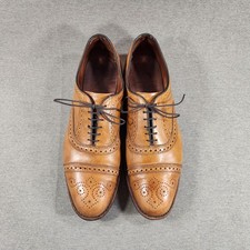 Allen Edmonds Strand Cap Toe Brogue Oxfords Patinas Mens Sz 10 D Shoes USA Made