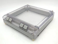 Carlon NI88L hidden hinge clear lid for 8" x 8" enclosure Used