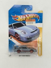 2010 Hot Wheels Porsche 911 GT3 RS Blue 2011 New Models 36/244 New RARE
