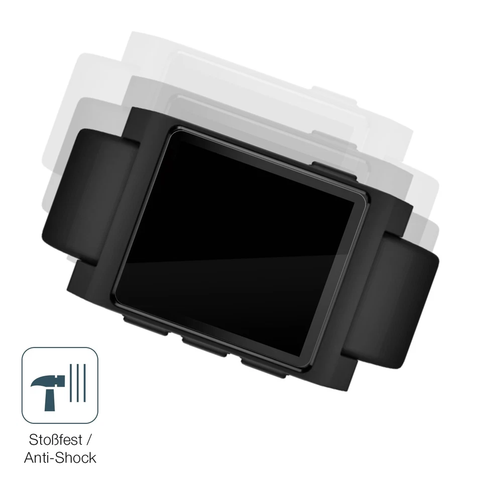 2x Protector de Pantalla para Pebble Core Time 2 Vidrio Flexible 9H dipos Foto 4 de 4