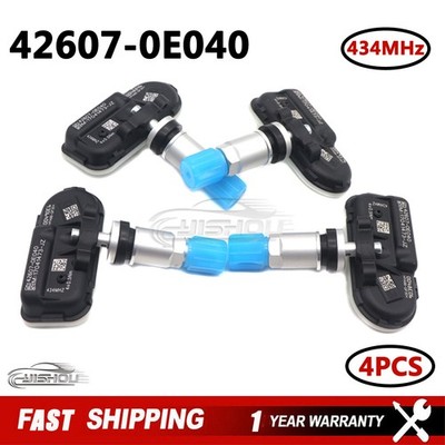 4X TPMS Tire Pressure Sensor 426070E040 434MHz For Toyota Highlander Sienna 2021