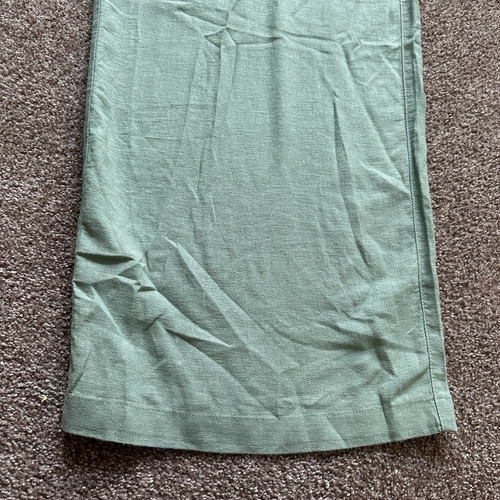 NWT GAP Green Linen Pull On Pants Women's Size XL Wide Leg Drawstring Coastal - Picture 7 of 12